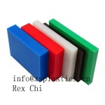 various color uhmw polyethylene plastic board