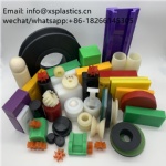 cnc machining pe1000 plastic parts irregular shape